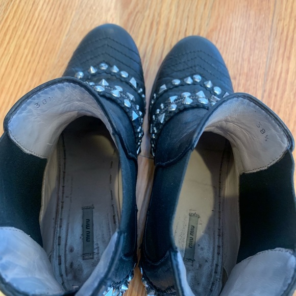 🔥MIU MIU STUDDED BOOTS🔥 - Picture 4 of 6